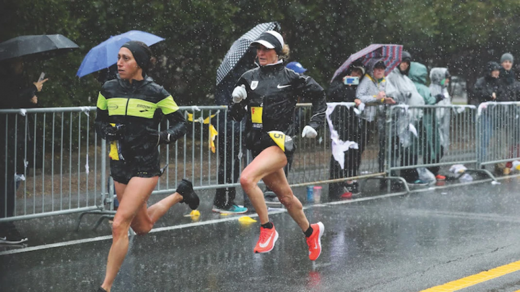 Running in the rain