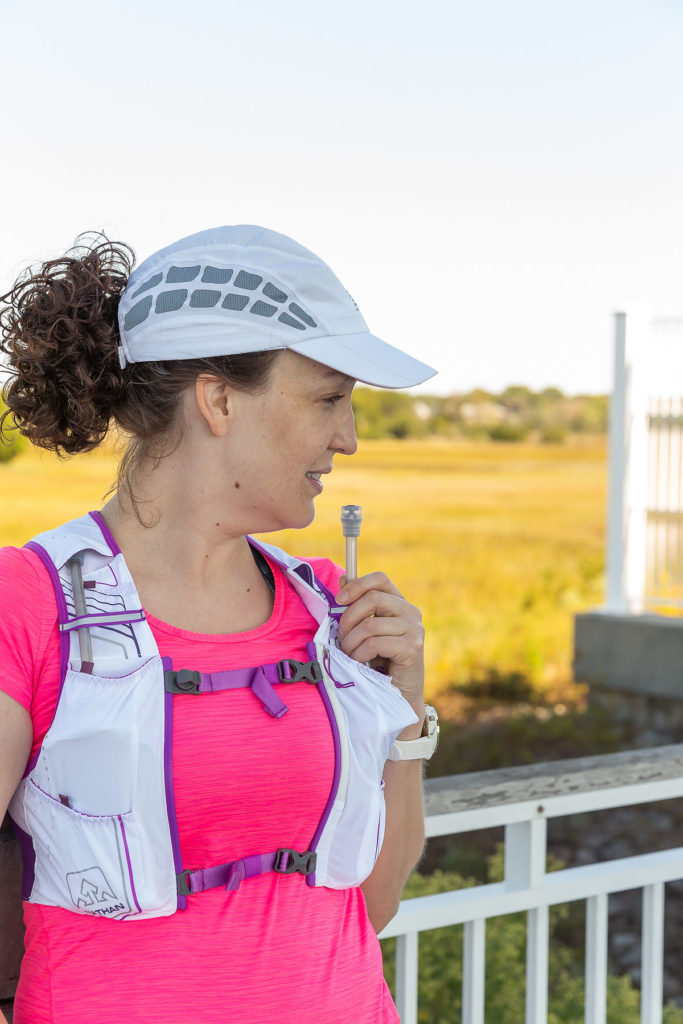 running hydration vest for marathon training